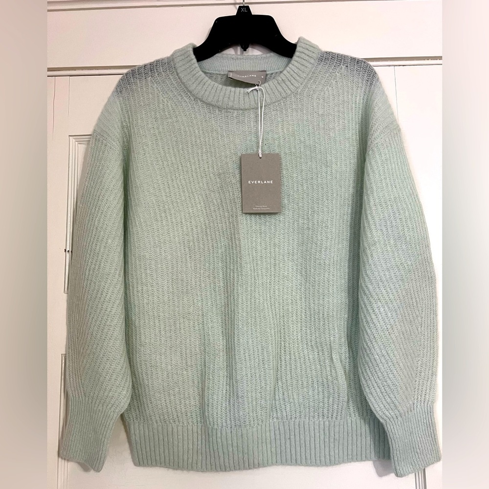 Everlane Women's Cocoon Crew Neck Alpaca Sweater